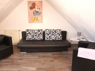 Galerie mit drei Schlafplätzen