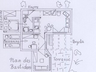 Casa per le vacanze Bedoin Pianta del piano 21