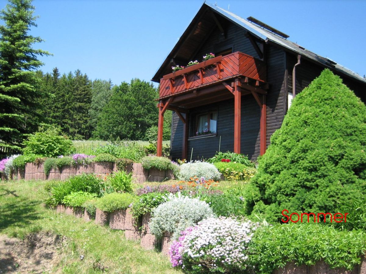 Ferienhaus im Sommer