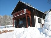 Ferienhaus im Winter