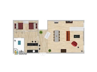 Appartement de vacances Potsdam Plan d'étage 15