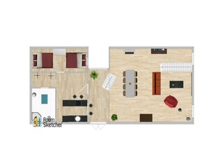 Vakantieappartement Potsdam Grondplan 15