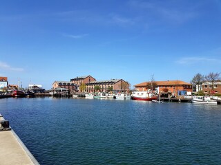 Wenige Schritte zum Hafen