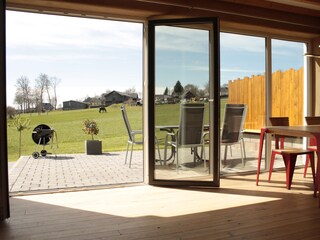 Weitblick über die Terrasse