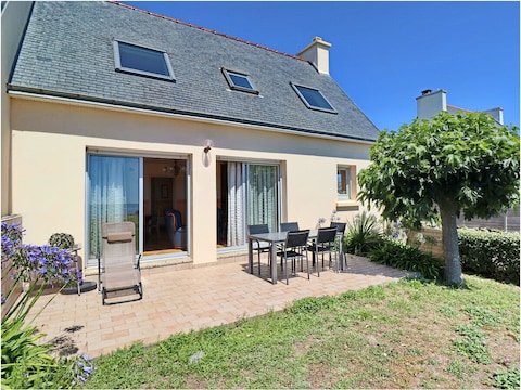 Ferienhaus 605-VIlla ocean. Der Atlantik am Ende des Gartens