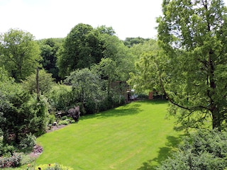 Gartenblick aus dem "Rosengarten"