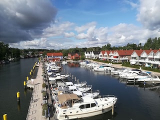 Blick auf die Eldeeinfahrt