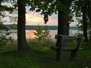 Abendstimmung am Useriner See Richtung Prälank