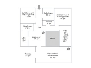 Grober Grundriss