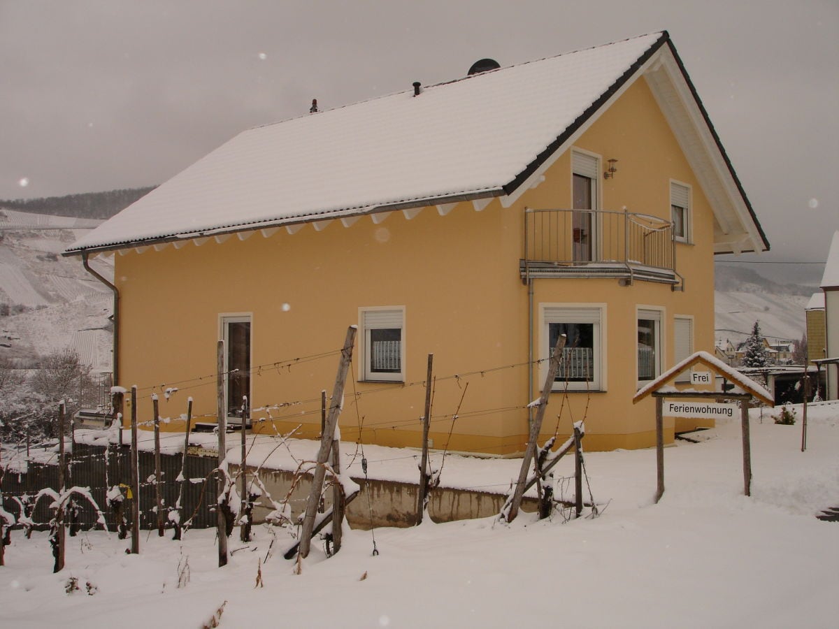 Our house in the snow