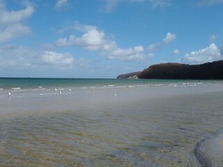50 Meter entfernte Sandstrand