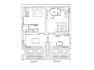 Appartamento per vacanze Torre Alfina Pianta del piano 39
