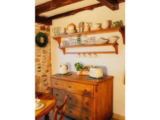 the kitchen sideboard