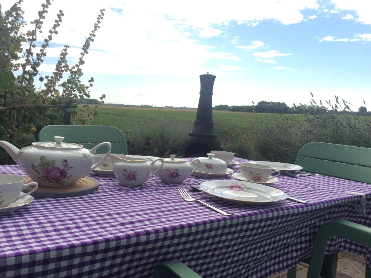 Frühstück auf der Terrasse