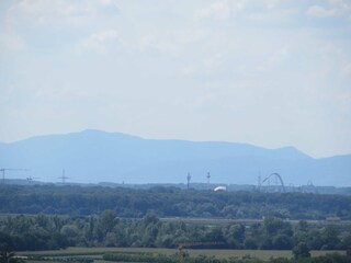 Blick auf die Vogesen im Elsass/Frankreich von Ettenheim aus.