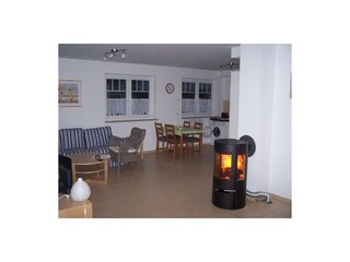 in der Nebensaison: Kaminwärme