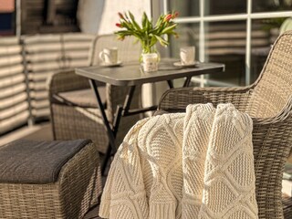 Frühstück in der Morgensonne