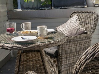 Balkon mit Elektrogrill