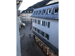 View to the marketplace from a bedroom