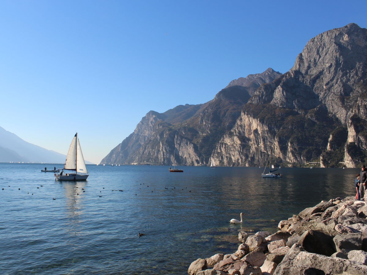 Strand in Riva del Garda