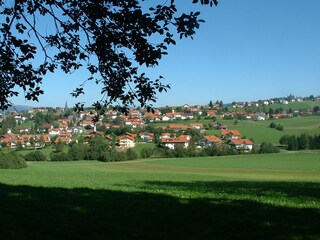 Blick vom Biegel nach Hinterschmiding