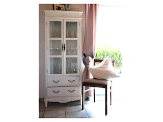 offene Landhausküche/ Esszimmer mit Terrassenzugang