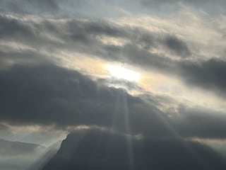 Sonnenaufgang über dem Monte Baldo