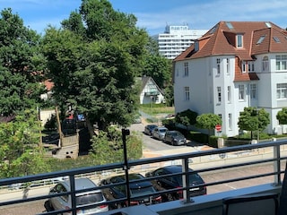 Ausblick vom Balkon