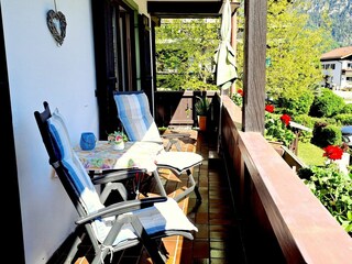 Südbalkon mit tollem Bergblick