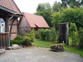 Blick vom Eingan zum Oertzespeicher