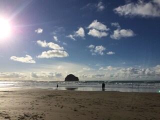Trebarwith Strand at low tide
