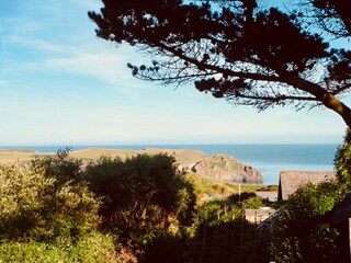 Blick vom Balkon