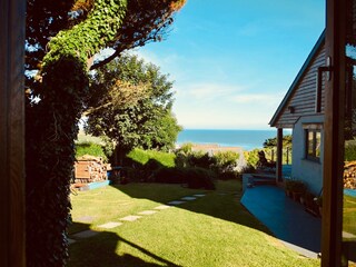 View from the bedroom with the host's house