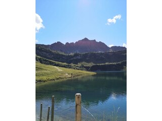 Blick auf den Traualpsee