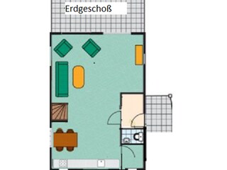 Vakantiehuis Kamperland Grondplan 39