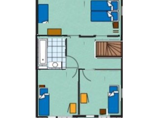 Vakantiehuis Kamperland Grondplan 40