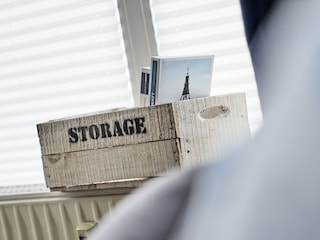 Stauraum für die Urlaubslektüre