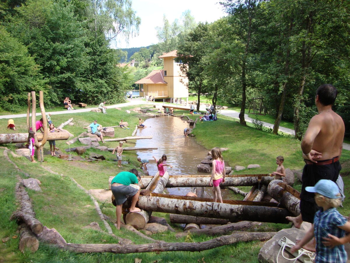 Wasserspielplatz an der Nagoldtalsperre