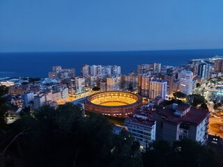 Blick auf Malaga
