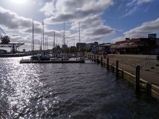 Rostock city harbour