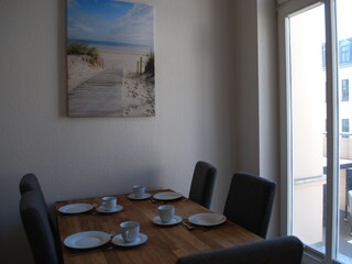 Blick auf den Eßplatz