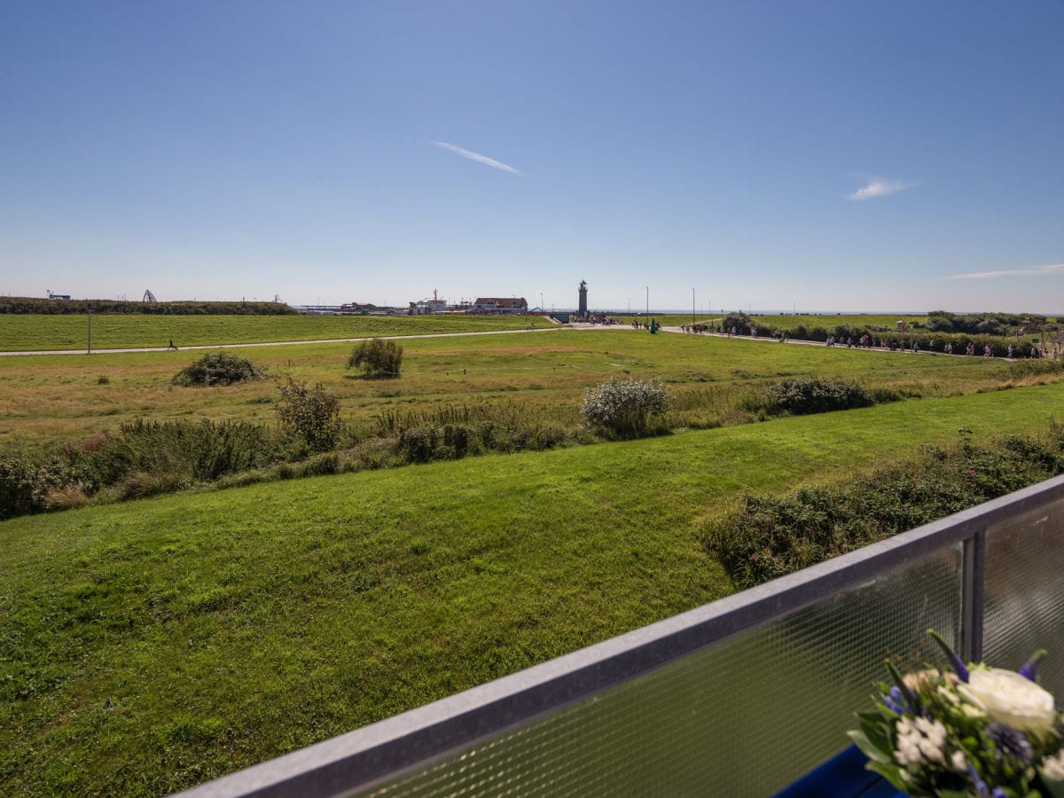 Südbalkon mit Wattenmeerblick