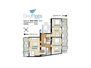 Appartamento per vacanze Leopoldstadt Pianta del piano 21