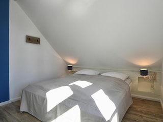 Das dritte Schlafzimmer im Obergeschoss.