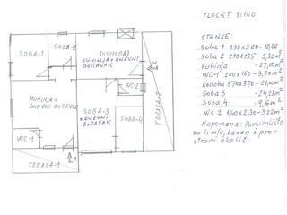 Casa per le vacanze Labin Pianta del piano 32