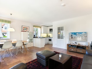 Wohnzimmer mit Kaminofen