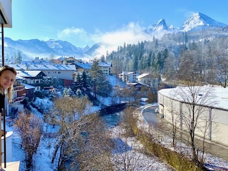 Aussicht vom Balkon