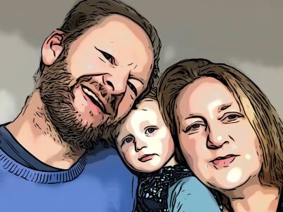 Familie Bianka und Christoph Boller