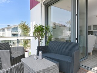 Balkon und Relaxmöbel