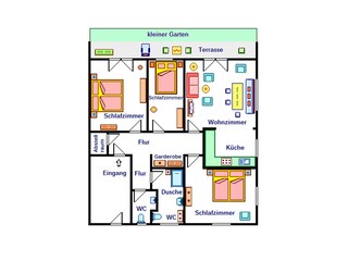 Appartamento per vacanze Mittenwald Pianta del piano 21